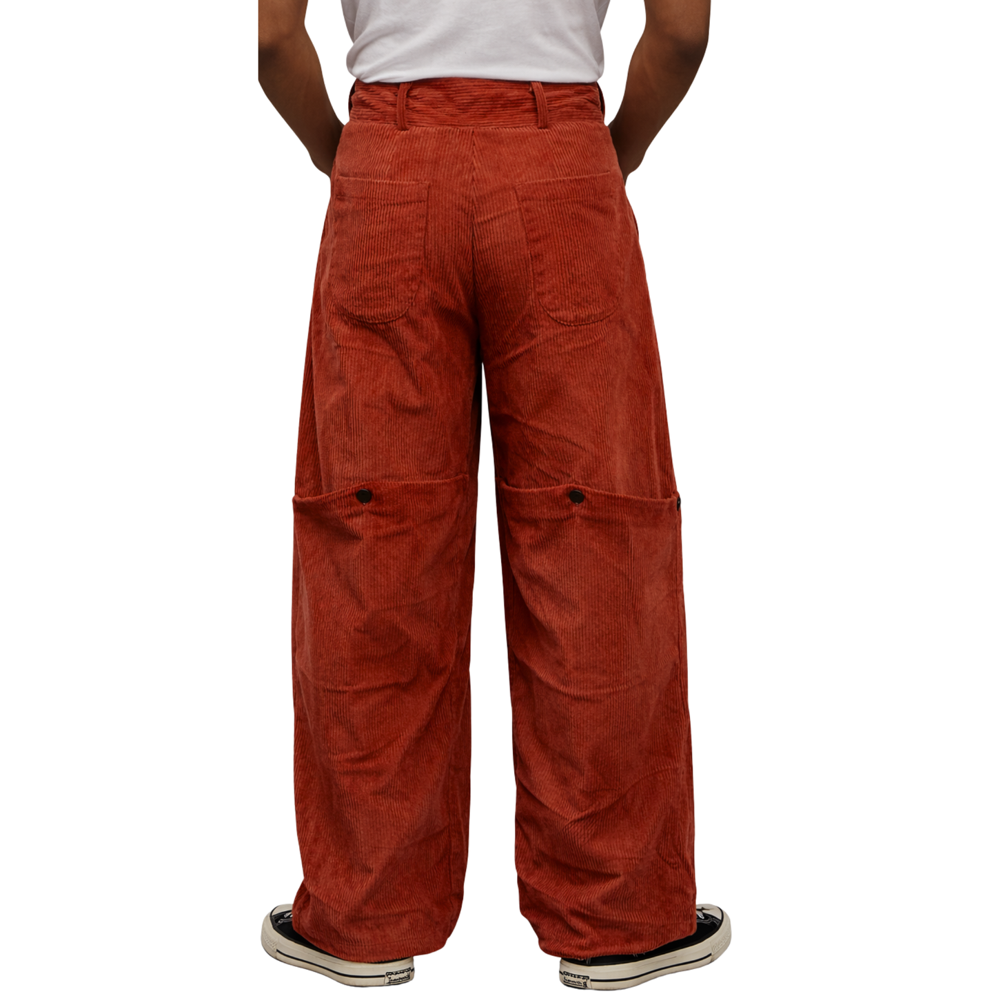 VERSA DETACHABLE PANTS — TERRACOTTA RED