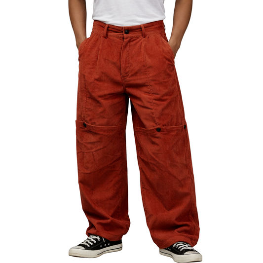 VERSA DETACHABLE PANTS — TERRACOTTA RED